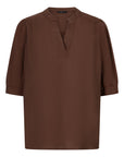 Blouse met V-hals