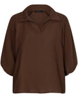 Blouse met V-hals