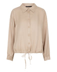 Blouse met knopen en kraag