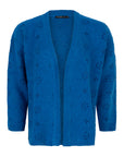 Vest met glitter bloemdetails
