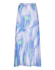 Lange rok in indigo tie dye