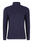 T-shirt met lange mouwen en col
