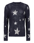 Trui met metallic sterren