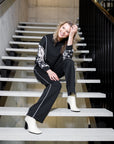 Pantalon met streep aan zijkant