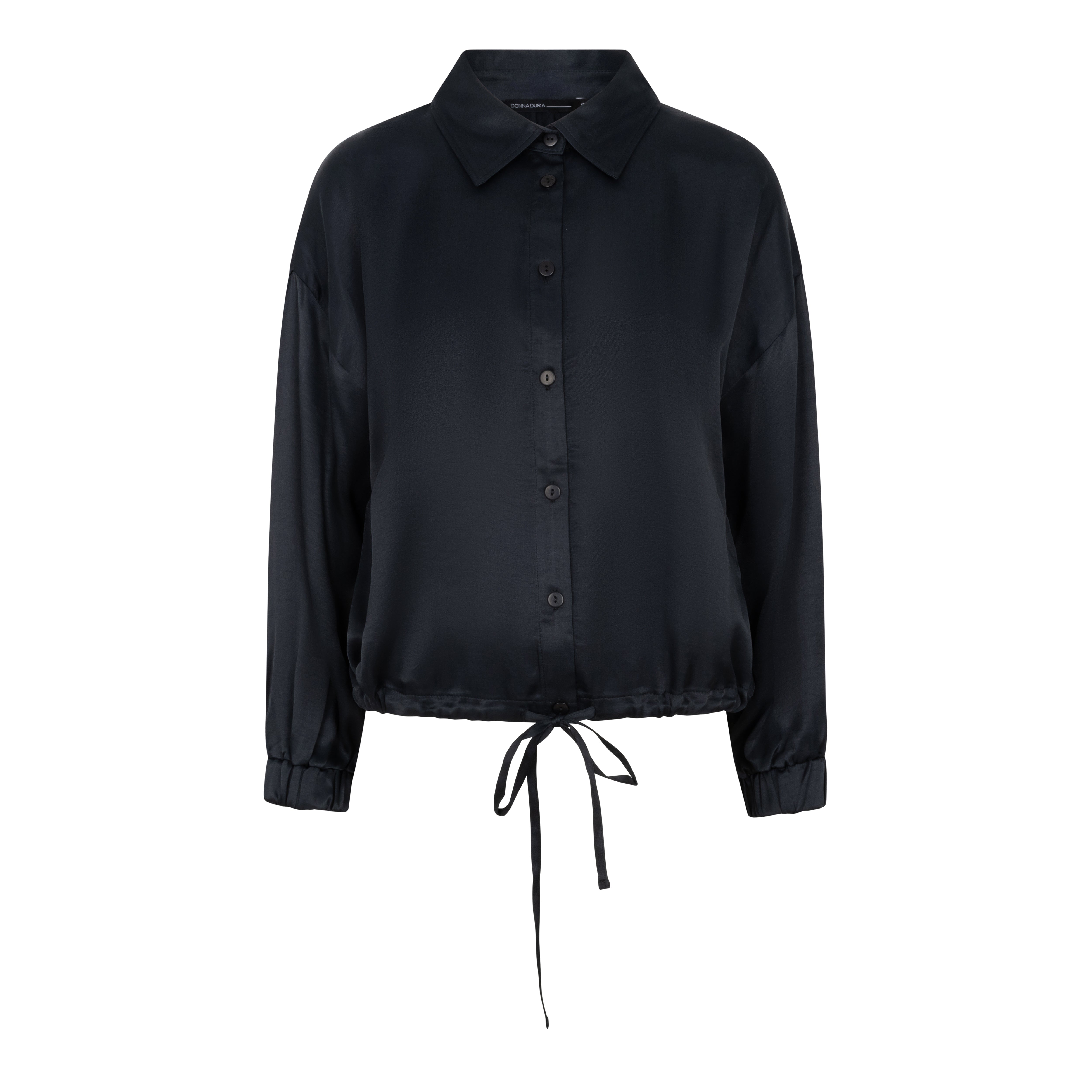 Blouse met knopen en kraag