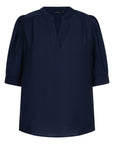 Blouse met V-hals