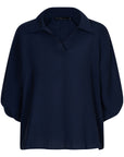 Blouse met V-hals