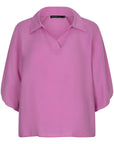 Blouse met V-hals