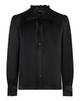 Satijnen blouse met strik
