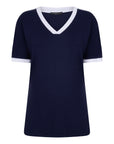 T-shirt met V-hals