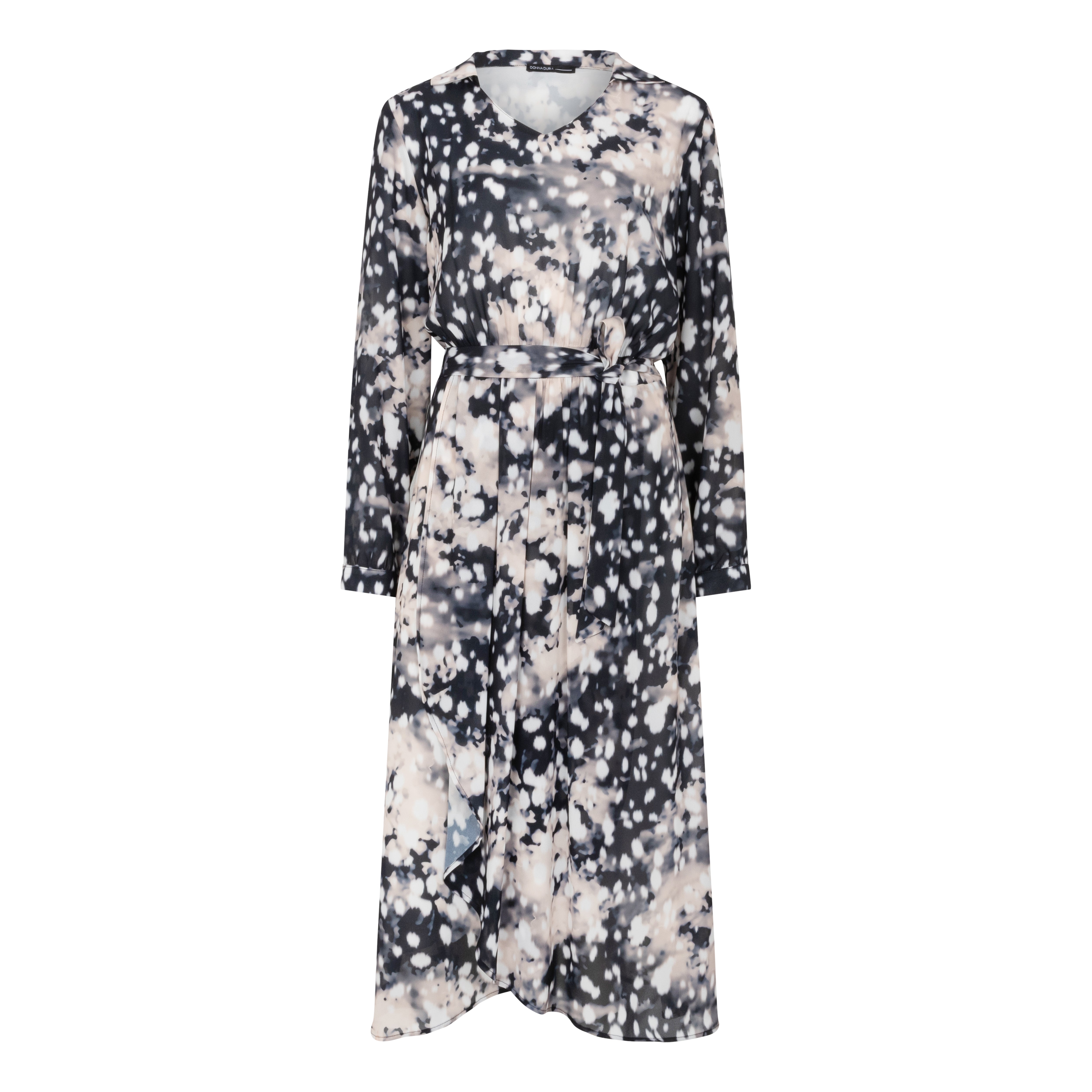 Jurk in elegant flakes