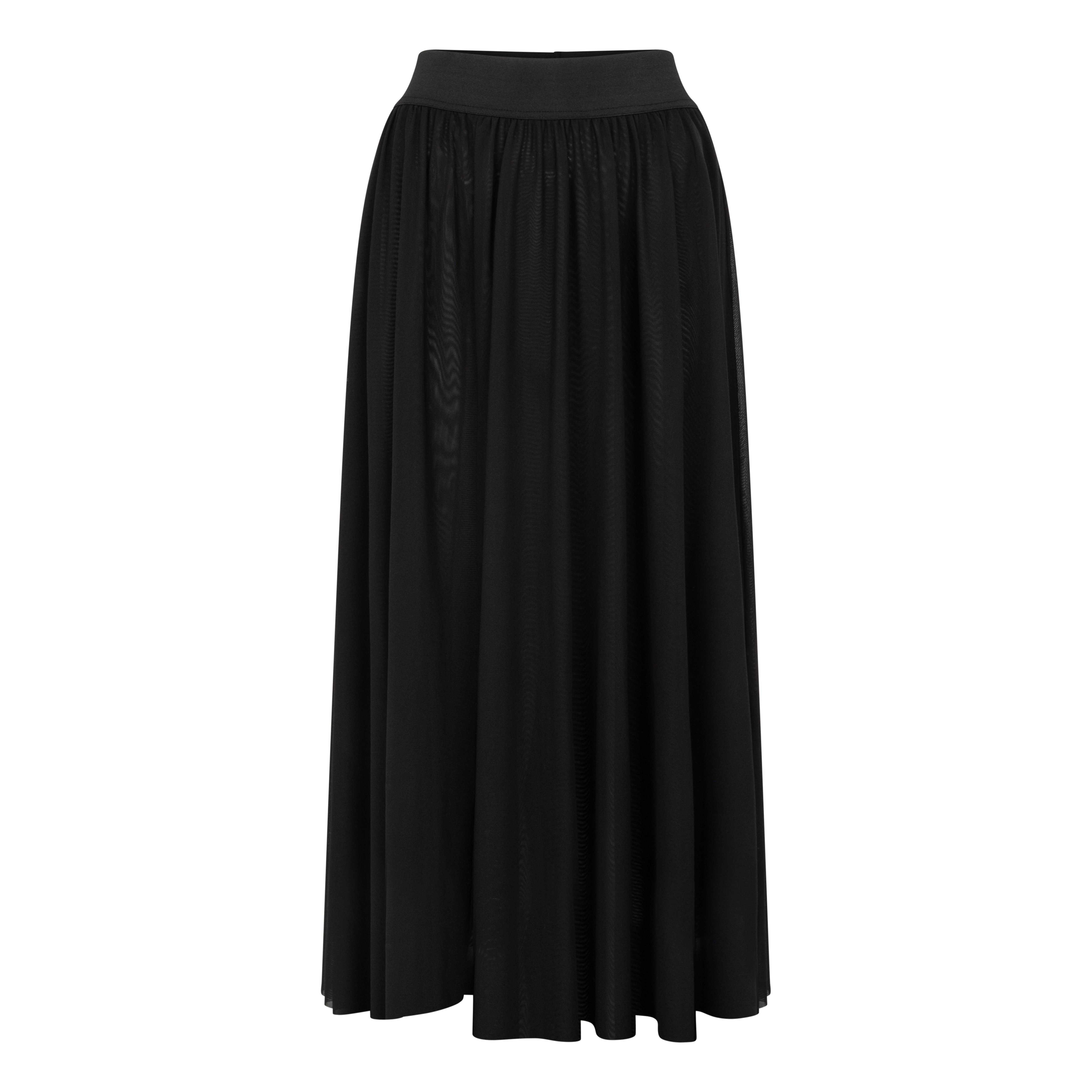 Maxi rok met mesh