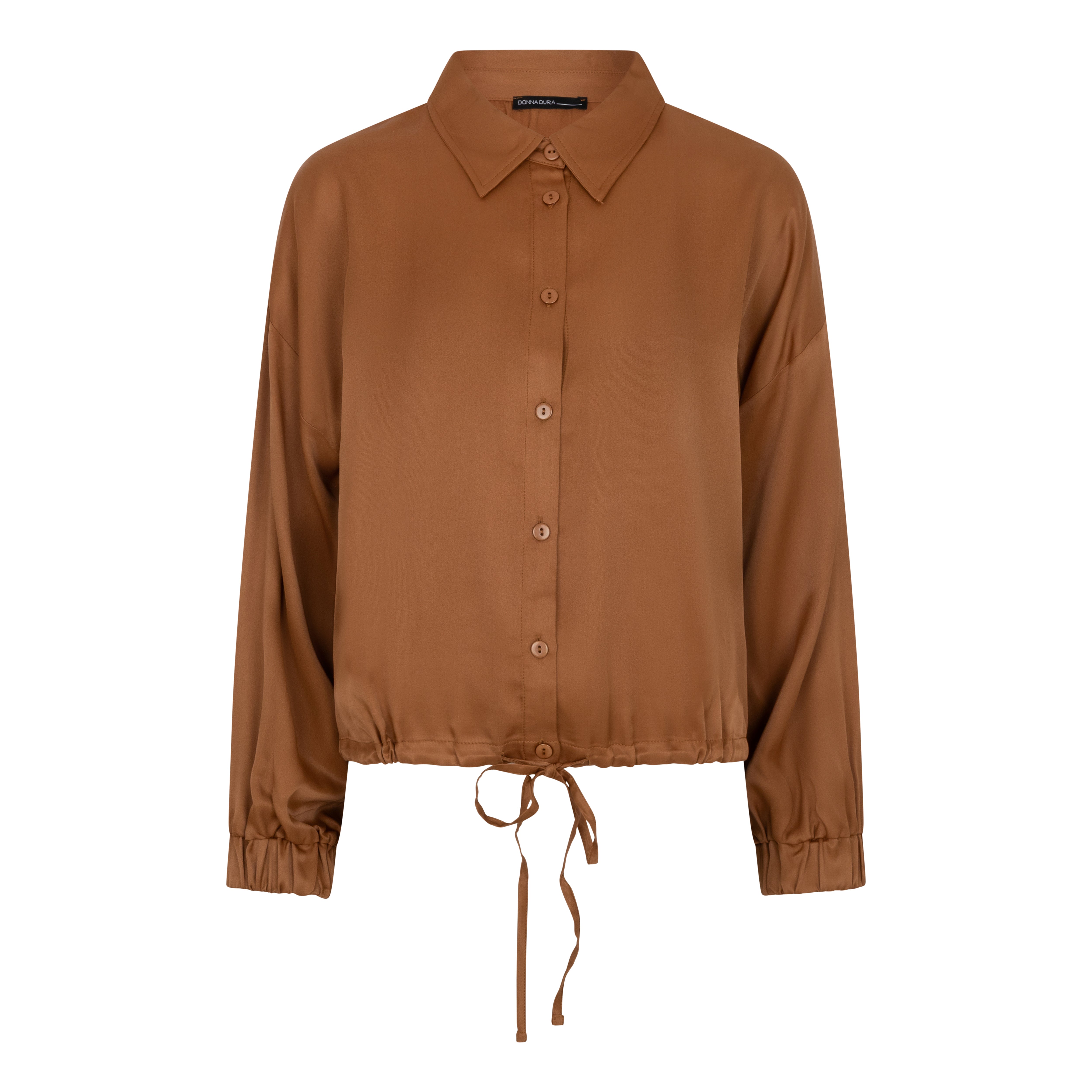 Blouse met knopen en kraag