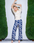 Pantalon in night flower